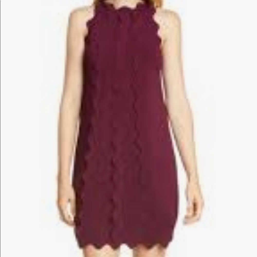 TED BAKER Knit, Ruffle dress.